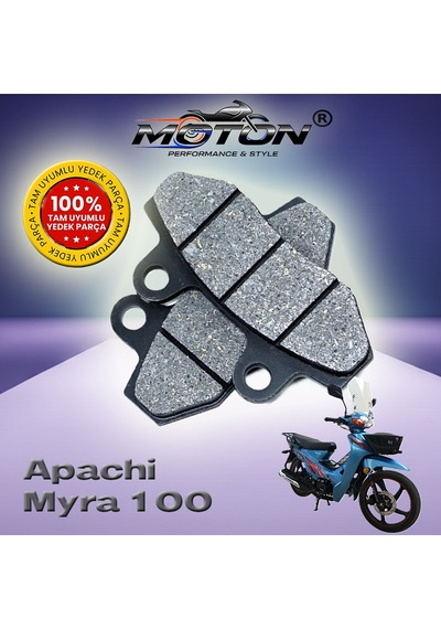 Apachi Myra 100 Ön Disk Fren Balatası - Yüksek Performanslı Disk Balata