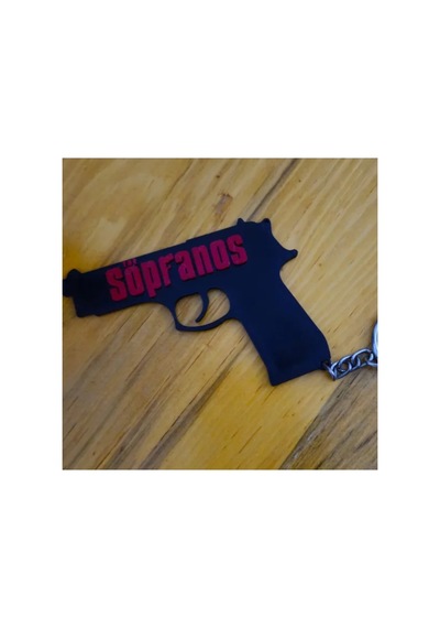 The Sopranos Anahtarlık Siyah Siyah