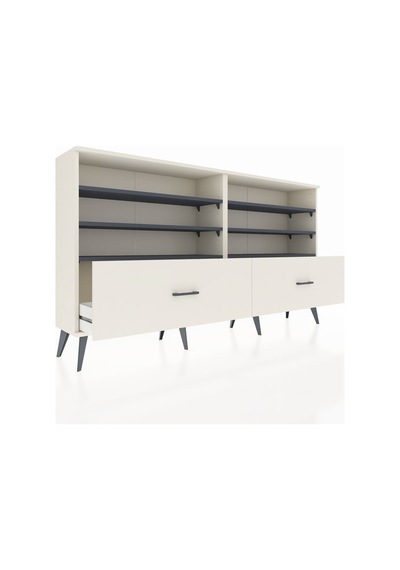 Arges Konsol 6 Raflı 2 Çekmeceli 176x30x99 Aytaşı-antrasit/aytaş Aytaşı-antrasit/aytaşı Arges Konsol 6 Raflı 2 Çekmeceli 176x30x99 Aytaşı-antrasit/aytaş Aytaşı-antrasit/aytaşı