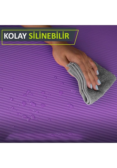 10 Mm Kalınlıkla Konforlu Pilates Minderi Ve Taşıma Çantası - 180x60 Cm  Egzersiz Için Ideal Altın