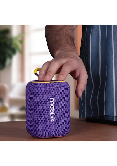 Moodix Kı23ksv6 Bluetooth Hoparlör Mor 10w Ipx6 Suya Dayanıklı