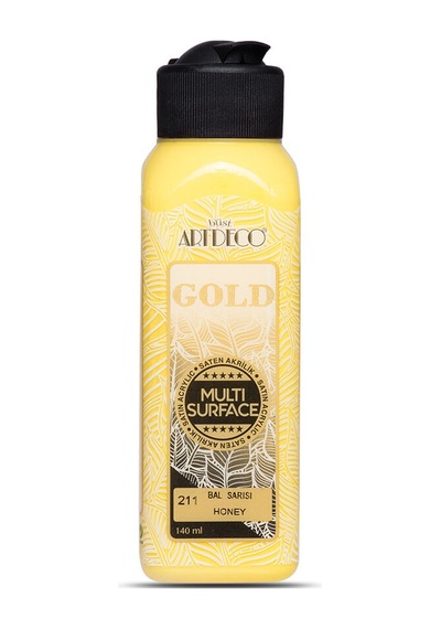 Artdeco Gold Multi Surface Saten Akrilik Boya - 140Ml - 211 Bal S