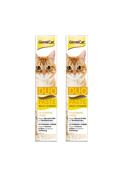 Gimcat Duo Paste Multivitamin Peynirli Kedi Macunu 2 x 50 G