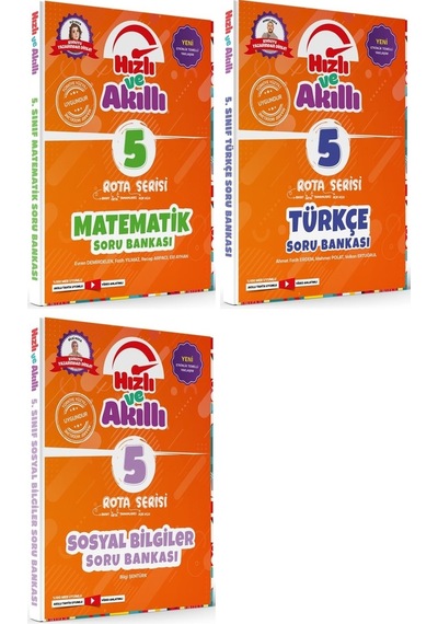 Tammat 5. Sınıf Matematik + Türkçe + Sosyal Bilgiler Hızlı Ve Akıllı Soru Bankası Seti 3 Kitap