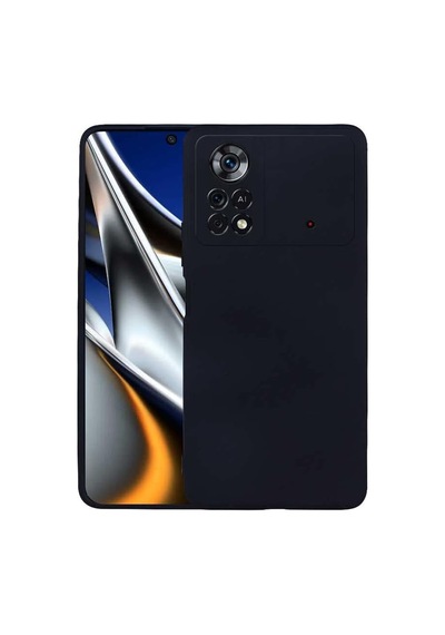 Xiaomi Poco X4 Pro 5g Kılıf Siyah Premier Silikon  Esnek İnce Geliştirilmiş Dayanıklı Darbe Karşıtı Ko Diğer