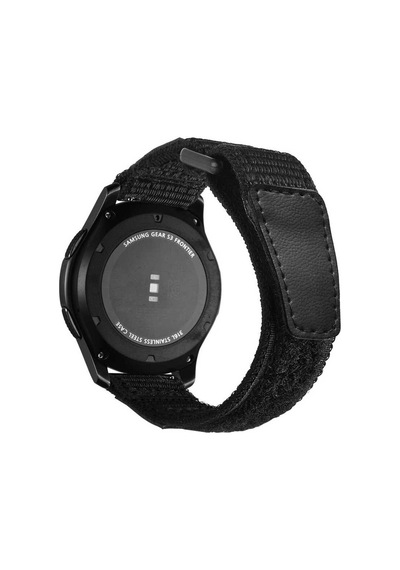 Gear S2 20mm Magic Nylon Kordon-est-siyah