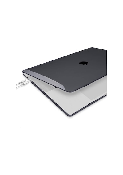 13" Apple Uyumlu MacBook Pro A2338 M1 Kristal Siyah Kılıf Koruyucu + Ekr