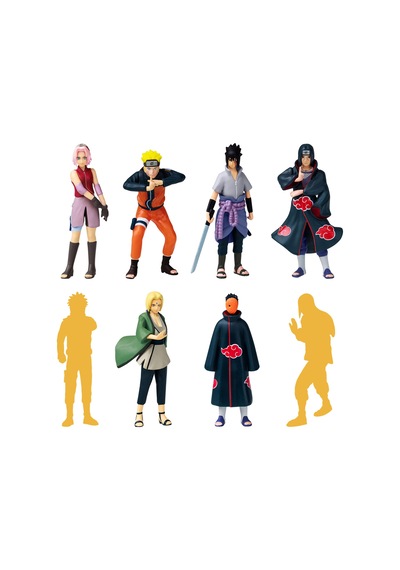 Naruto 8'li Koleksiyon Figür Seti Model 2