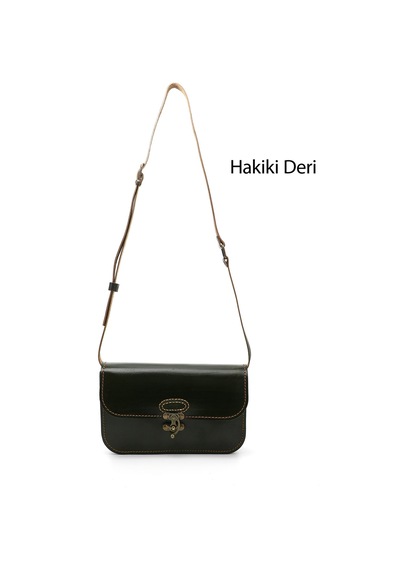Gönderi(R) Gönderi R Kadıın Haki Antik Vaketa Hakiki Deri Omuz Ve Postacı Çantası Ddzw765k0653 Haki