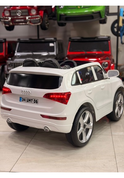 Audi Akülü Araba 0-6 Yaş Beyaz