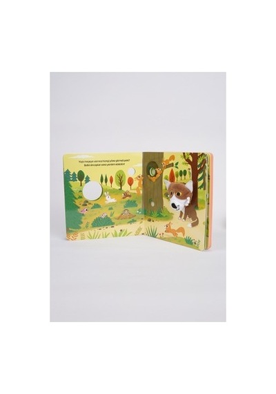 Minik Kurt Ormanda - Kuklalı Sesli Eğitici Kitap