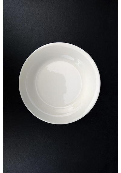 Digithome İstanbul 6 Lı Porselen Pasta Ve Sunum Tabağı Seti 19 Cm Krem - Tl4036327 C320.003
