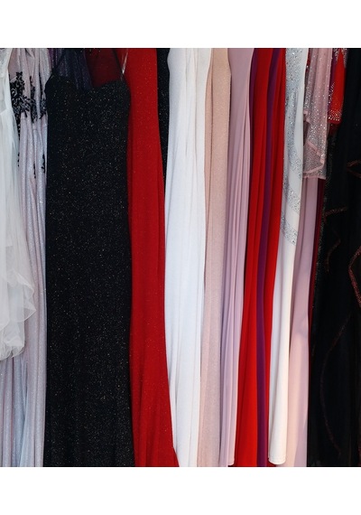 9Fashion Yavuz Siyah Boğazı Taş Islemeli Abiye
