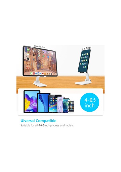 Lexroo Cep Telefonu Standı, Katlanır Masaüstü Telefon Standı