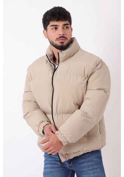 Stilkombin Dik Yaka Oversize Bomber Şişme Kışlık Mont Pldp 3018 50465 Siyah