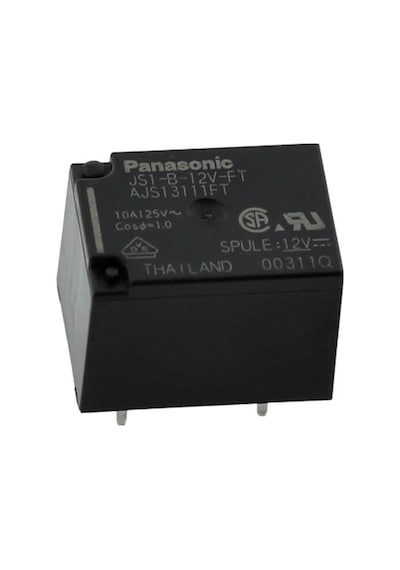 Js1-b-12v-f-t Panasonic Röle 12vdc 10a -4592