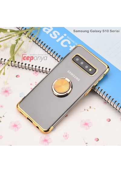 Galaxy S10E Yüzüklü Stantli Köseleri Renkli Seffaf Gess Kilif 328715156 - Kampanya-Renk / Istemiyorum-Rose