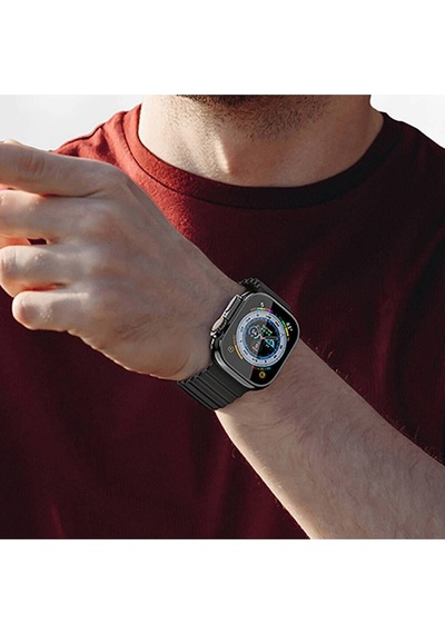İos Ve Android Uyumlu Akıllı Saat Ra23 Smart Watch 49mm Ip67 Sertifikalı Siyah Siyah