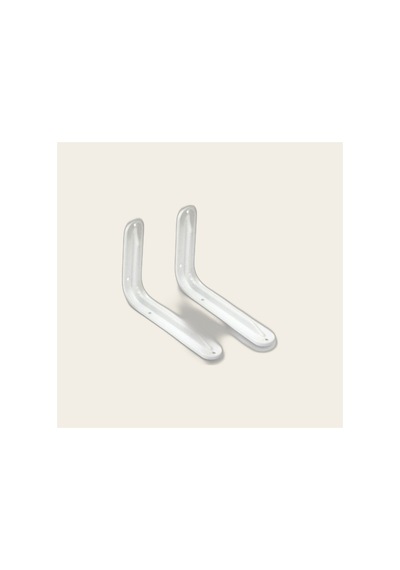 Raf Ayağı Demir 230x165 Mm Beyaz 2 Adet