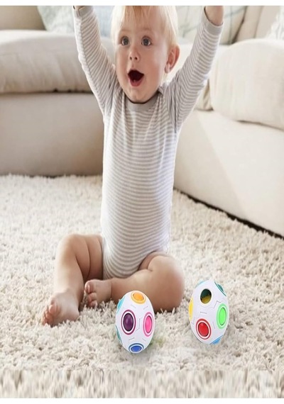 Hyd Oyuncak Sihirli Bulmaca Topu Hız Küp Topu Eğlenceli Gerginlik Giderici Sihirli Top Eğitici Zeka Oyunu