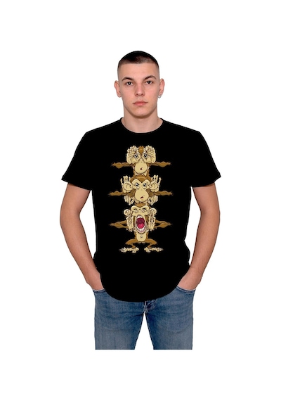 Maymun Monkey Gördüm Duydum Biliyorum Tişört Unisex T-shirt 001