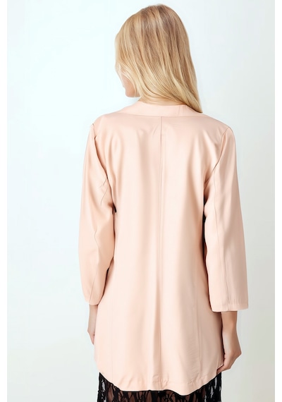 Armonika Kadın Bej Cepli Oversize Ceket Arm-26k001005