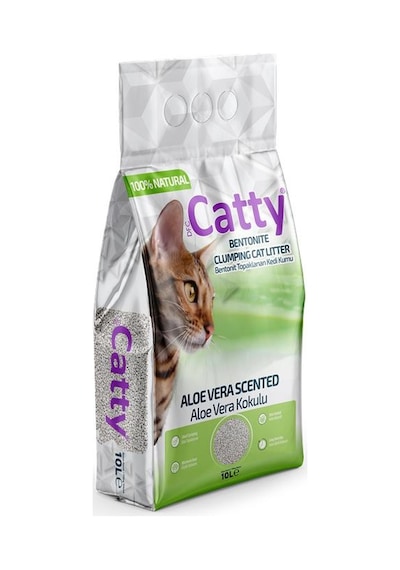 Catty Aloe Vera Kokulu Kedi Kumu 10 Lt