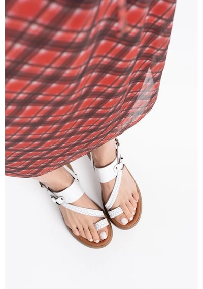 Trendella Beyaz Hakiki Deri Sandalet Tr31my64b Siyah