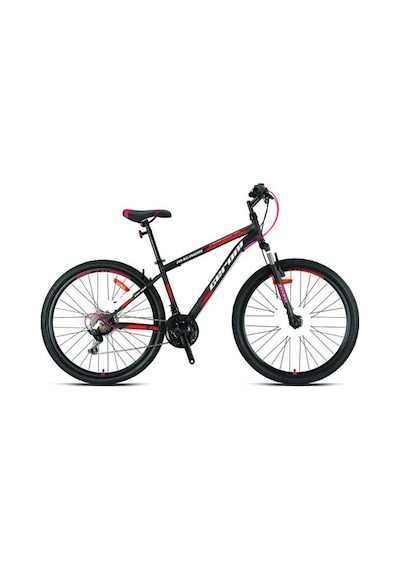 Magnum - 26 Mtb - 15' - 21 Vites - V.b - Mat Siyah - Gri/kırmızı Siyah