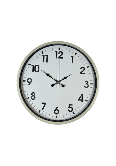 36 Cm Standart Krem Duvar Saati 11