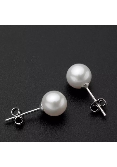 Brezza Lusso Jewelry Enesstore Gümüş Inci Bayan Küpe