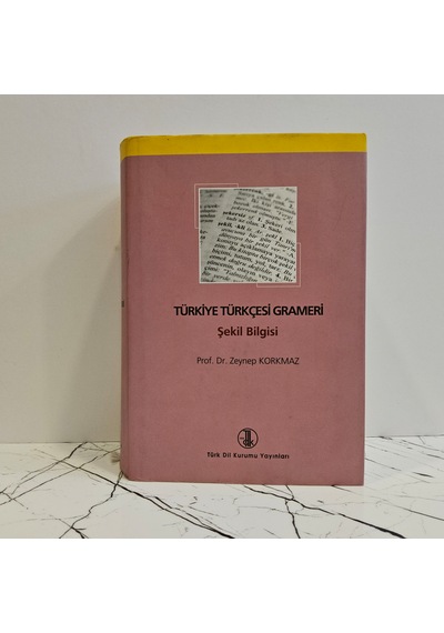 Türkiye Türkçesi Grameri Şekil Bilgisi