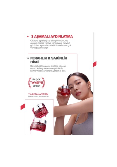 Leke Karşıtı Jel Serum Tranexamic + Astaxanthin + Niacinamide 3 Etki Tek Formül 30ml