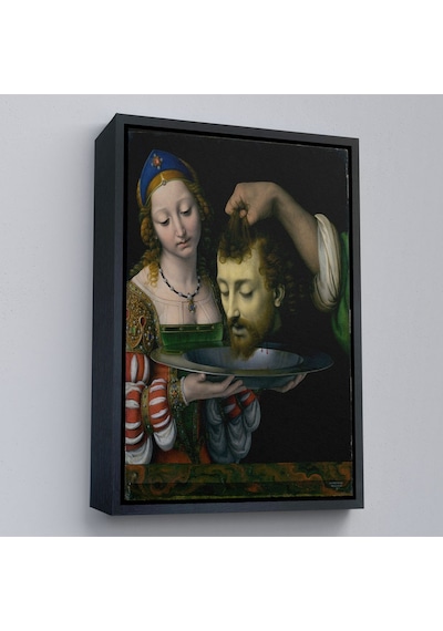 Miyrem^ Canvas Serie Salome İle Vaftizci Yahya'nın Başının Kesilmesi Tablo-7339