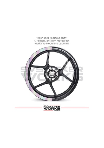 Motosiklet Jant Kaplama Yarım Yüksek Kaliteli Folyo 1 Paket 1 Motosiklet İçin 41646141