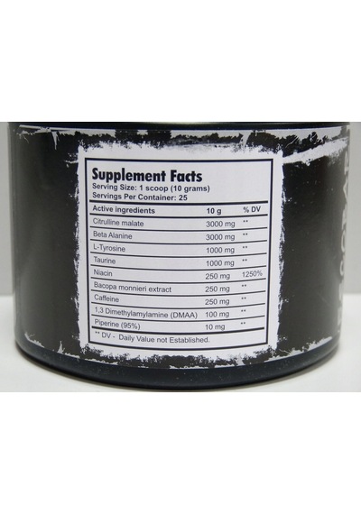 Escobar Dmaa Preworkout 30 Servis 250 G
