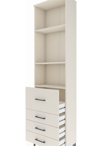 Arges Dolap 3 Raflı 4 Çekmeceli 60x30x221 Aytaşı-aytaşı Aytaşı