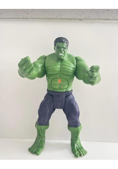 Hulk Figürü - Sesli Işıklı 30 Cm Yeşil Dev Hulk Figürü , Hulk Oyuncak, Hulk, 30cm Hulk