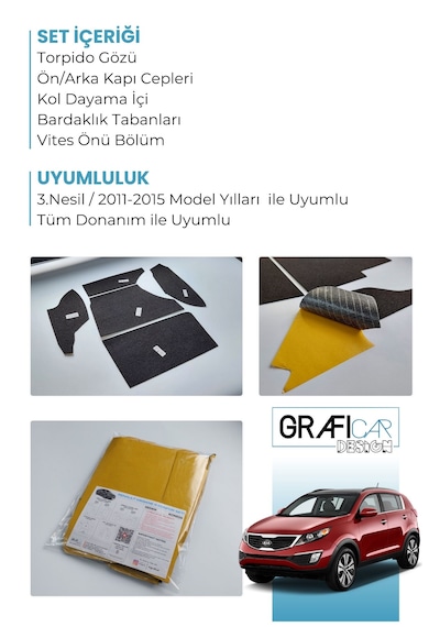 Kia Sportage 3 Konfor Seti / 2011-2015 / 3.nesil Uyumlu