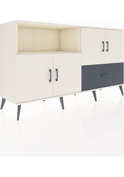 Hyperion Konsol 4 Raflı Tek Çekmeceli 4 Kapaklı 176x44x99 Aytaşı- Aytaşı-aytaşı/antrasit Hyperion Konsol 4 Raflı Tek Çekmeceli 4 Kapaklı 176x44x99 Aytaşı- Aytaşı-aytaşı/antrasit