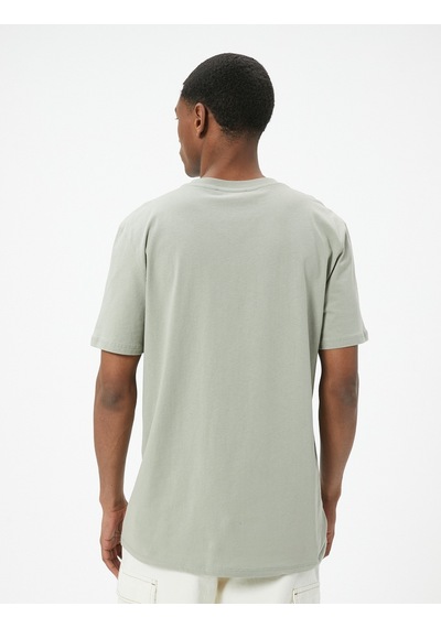 Koton Basic Tişört Slim Fit Bisiklet Yaka Kısa Kollu Haki 4sam10842hk Haki Koton Basic Tişört Slim Fit Bisiklet Yaka Kısa Kollu Haki 4sam10842hk Haki