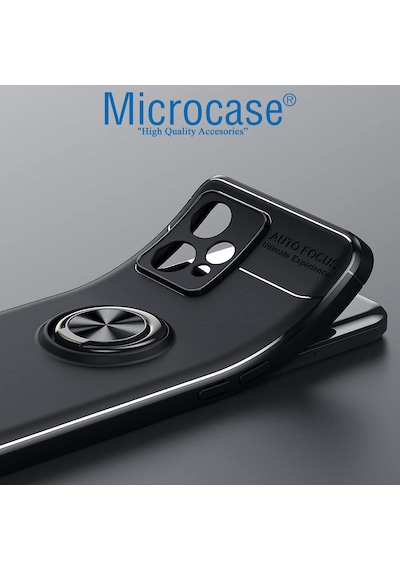 Realme 9 Pro Focus Serisi Yüzük Standlı Silikon Kılıf - Al3363