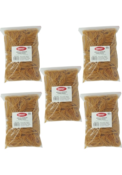 Ekoset 100Mm Kauçuk Paket Ambalaj Lastiği 5.000 Adet