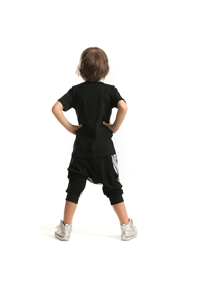 DD Hiphop Erkek Çocuk T-shirt Kapri Şort Takım