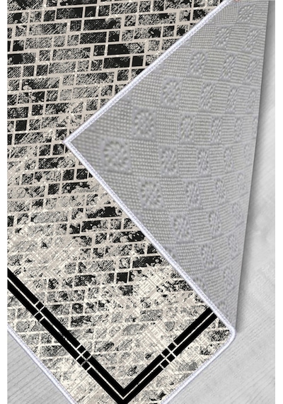 Rovigo Home Dijital Baskı Yıkanabilir Kaymaz Taban Salon Halısı RVG0182-SD1094 Çok Renkli