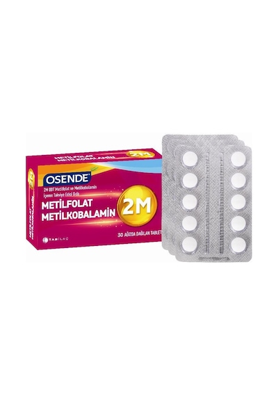 Osende 2m Metilfolat Metilkobalamin 30  Tablet
