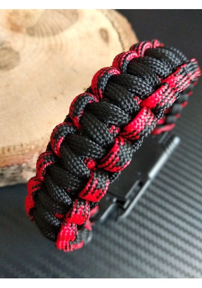 Paracord Cobra Survıval Bıçaklı Bileklik Çok Renkli