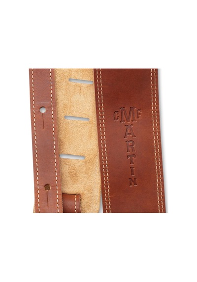 Martın Küresel Deri Süet Kayışı, Kahverengi, 2.5", 18a0012