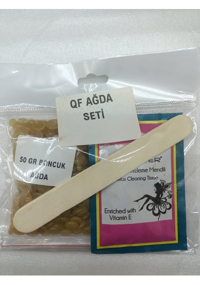 Boncuk Ağda Set Sarı