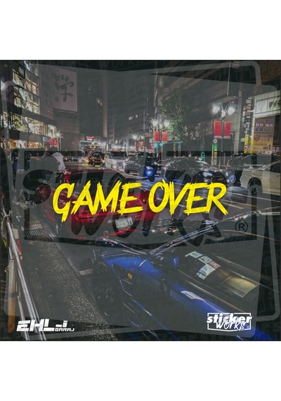 Game Over Sticker Sarı